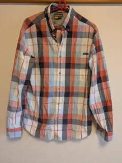 Eddie Bauer チェック柄 長袖シャツ Sサイズ