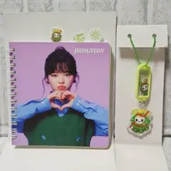 TWICE ファミリーマートくじ ジョンヨンインデックスミニノートキーホルダー2