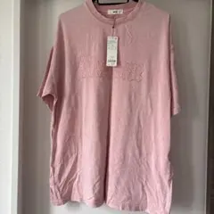 WEGO ヴィンテージ ウォッシュドT ピンク F