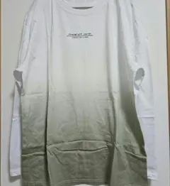tシャツ メンズ 【3XL】長袖 大きいサイズ 長袖Tシャツ グラデーション