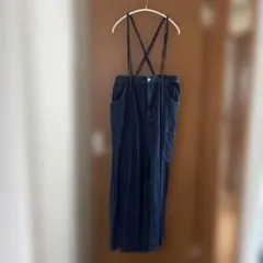 ニコアンド⭐︎25メンバー4名でプロデュースのサスペンダー付きワイドパンツ