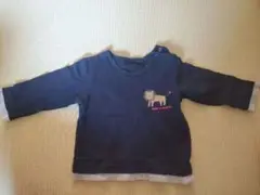 COMME CA FOSSETTE ネイビー トップス 80cm　ロングTシャツ