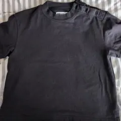 MHL. ボタン付き 半袖Tシャツ　黒のサムネイル