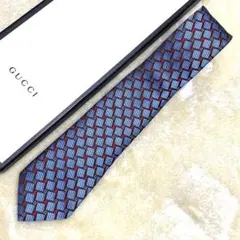 わ*こ様 新品級✨グッチGロゴ総柄　ドット小紋柄パターン調　肉厚硬め　光沢感　大