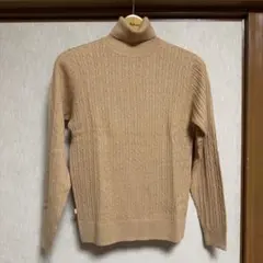23区SPORT タートルネック ブラウン ニット Lサイズ 新品 미사용