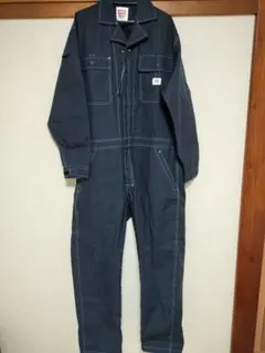 EDWIN WORK WEAR つなぎ ネイビーのサムネイル
