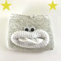 ★ハンドメイド パクパクモンスター ティッシュケース:小物入