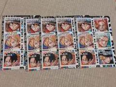 最強ジャンプ　５月号　ワンピース　付録　ホロステッカー5枚セット