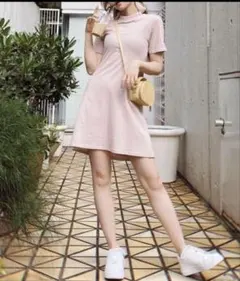 エイミーイストワール eimy istoire バックオープンボトルネックワンピ