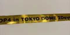TOP4 in TOKYO DOME 2Days レトルト 銀テープ　ワンロゴ