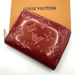 LOUIS VUITTON ヴェルニ 赤 ジッピーコインパース ラウンドジップ
