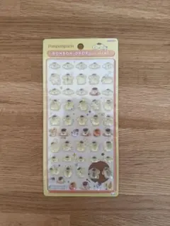 正規品ポムポムプリン ボンボンドロップシールミニ