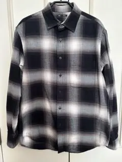 GU チェックフランネルシャツ　XS