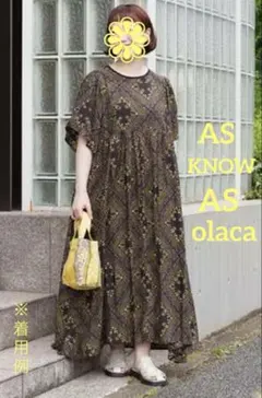 アズノゥアズ オオラカ 25AW インド綿 力強く咲く花々の刺繍OP サイズ3 アズノゥアズ オオラカ 25AW インド綿 力強く咲く花々の刺繍OP サイズ3