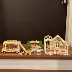 シルバニアファミリー　森のなかよしようちえん　バスセット