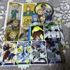 ヒロアカ 原画展 カフェ コースター・ステッカー 通形ミリオ・波動ねじれ・天喰環