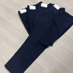 【新品未使用】４本分　スマートアンクルパンツ2WAYストレッチ ピンストライプ