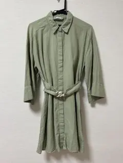 ZARA シャツワンピース