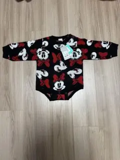 Disney baby ミニーマウスニットロンパース 80サイズ　新品未使用