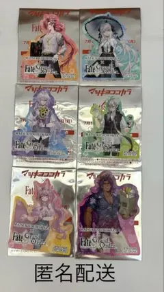 FGO Fate Grand Order マツキヨ ココカラ ステッカー 6種