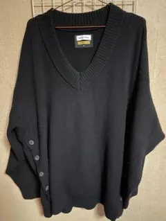 MAISON SPECIAL ブラック Vネックニット サイズ44のサムネイル