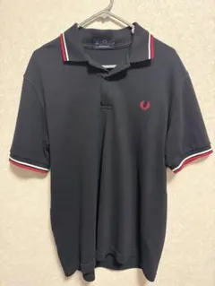 Fred Perry ポロシャツ　ネイビー　レッドのサムネイル