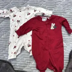 H&M ミニーマウス柄ロンパース 68cm