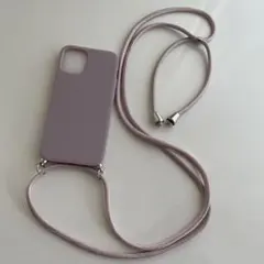 iPhone12 mini対応シリコン携帯ケースパープル新品未使用