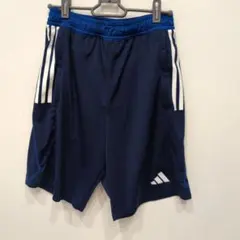 adidas ネイビー ハーフパンツ サイドストライプ