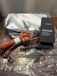 【新品】Topologie トポロジー ボトルサコッシュ シルバー ストラップ付