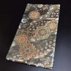 ［9986］袋帯 美品 両面 引箔 正倉院 佐賀錦 六通 正絹 着物 フォーマル