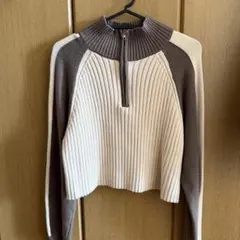 Dazy ハイネック クロップドセーター XL