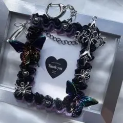 ［138］B8ホイップデコトレカデコトレカキーホルダー硬質ケースゴシックy2k