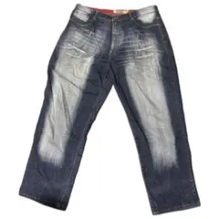 00s ECKO UNLTD ブリーチ加工 バギーデニムパンツ W36 B系 00s ECKO UNLTD ブリーチ加工 バギーデニムパンツ W36 B系 - メルカリ