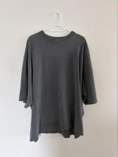 【シャカウェア】ガーメントダイ ドロップショルダー Tシャツ シャドウ　L