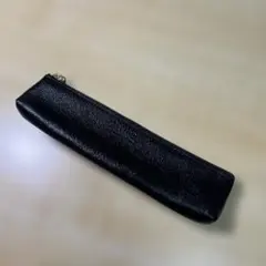 Davinci 本革 牛革 レザー ペンケース 黒