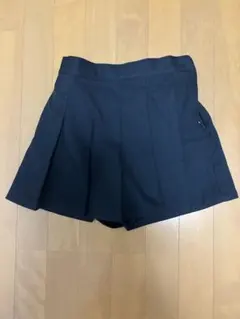 MサイズGU ミニスカート ブラックプリーツ スコート キュロット
