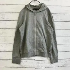 マークジェイコブス ジップ パーカー グレー S コットン100% シンプルのサムネイル