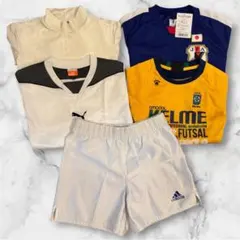 ジュニアサッカーウェア130 ㎝　5点セット パンツ、長袖、半袖（新品含む）