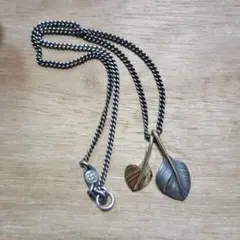 cholos ネックレス　cholos CHOLOS チョロス GOLDLINE FEATHER(M) NECKLACE PENDAN