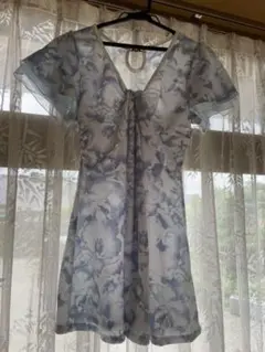 花柄チュニック