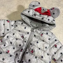 60サイズ ミニーマウス ディズニー 中綿ジャケット アウター 古着