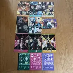 鬼滅の刃 クリアファイル 下敷き ノート 文房具セット