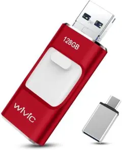 128GB iPhone USBメモリ PC/Android/IOS対応