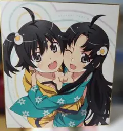物語シリーズ 阿良々木火憐 阿良々木月火 色紙