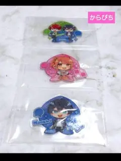 カラフルピーチ、キラぷるステッカー3枚セット、じゃぱぱ&なおきり、のあ、なおきり