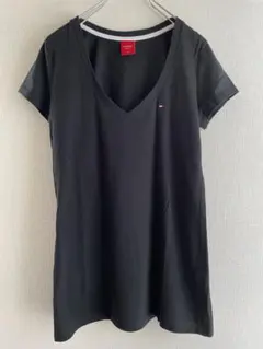 tommy girl VネックTシャツ