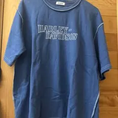 HARLEY-DAVIDSON ブルー Tシャツ