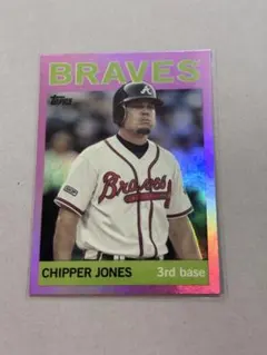 2025 topps archives pink chipper jones