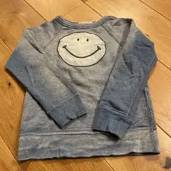 DENIM DUNGAREE スマイリーフェイス トレーナー 120cm